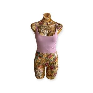 Musesonly crop top athletic athleisure work out small Sz 6